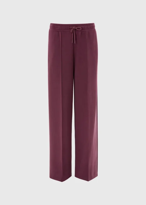 Burgundy Wide Leg Trousers - XS Image 5