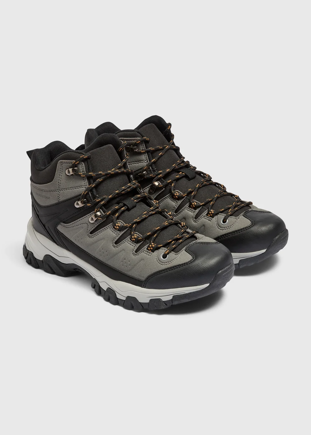 Grey Walking Boots - 6 Image 1