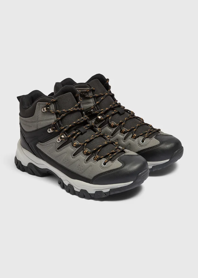 Grey Walking Boots