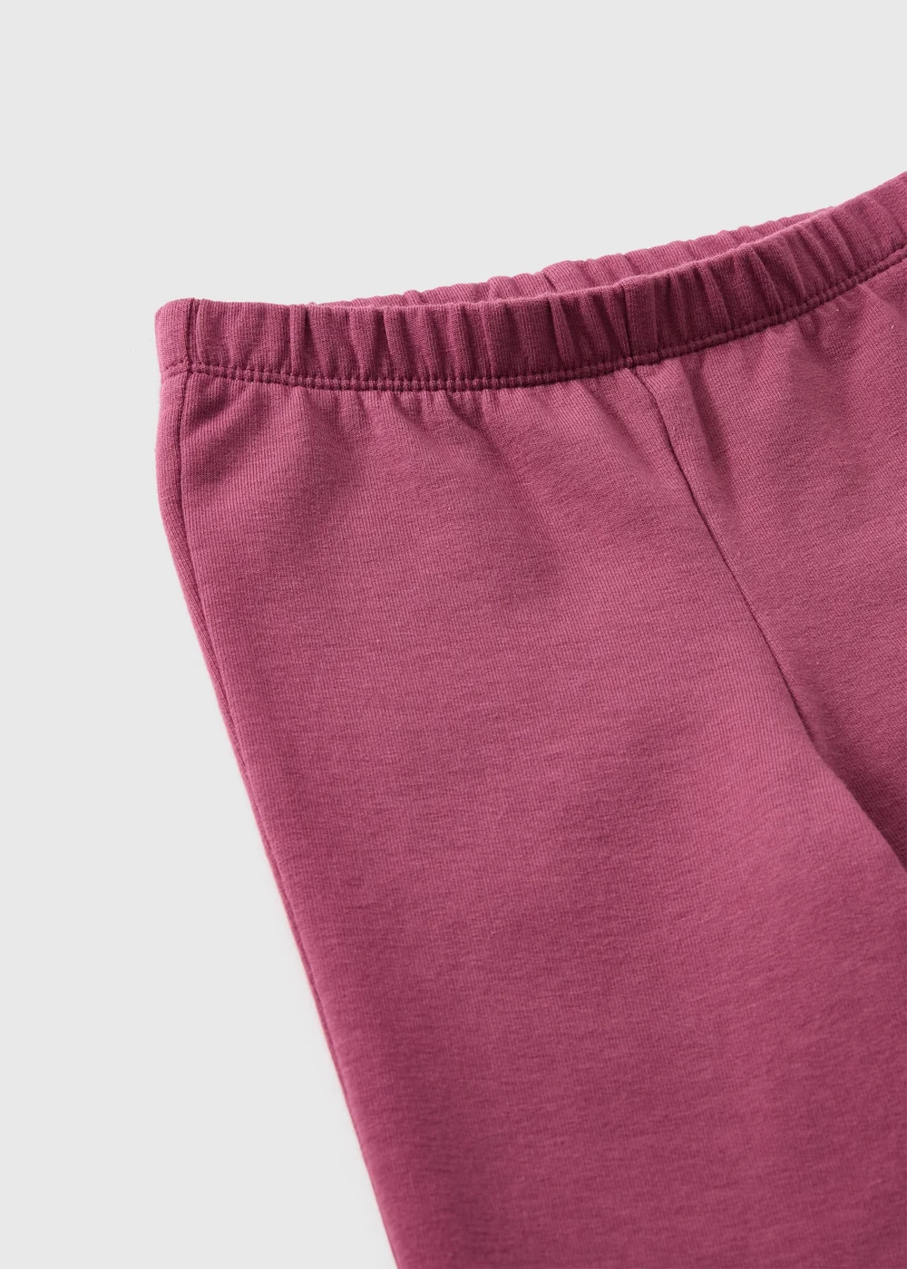 Girls Burgundy Brushed Flared Leggings (1-8yrs) - 1-1.5 Yrs Image 2