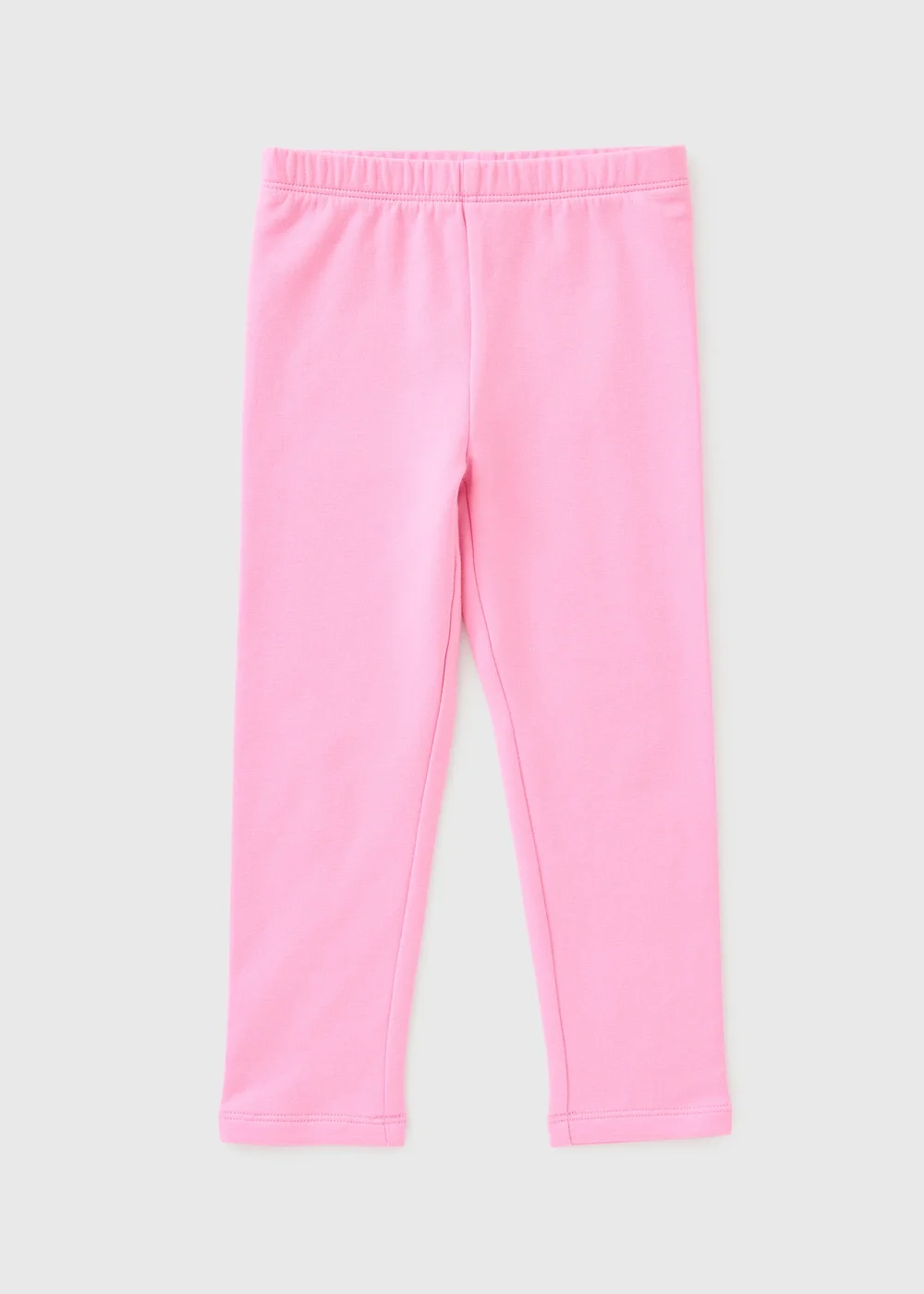 Girls Brushed Pink Leggings (1-8yrs) - Age 7 - 8 Years Image 1