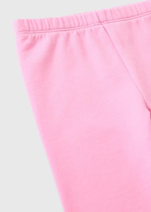 Girls Brushed Pink Leggings (1-8yrs) - Age 7 - 8 Years Image 2