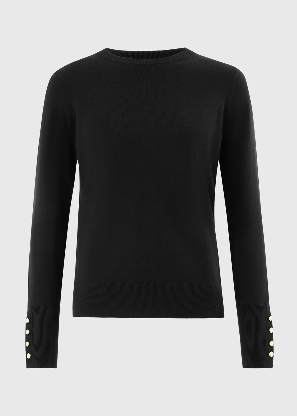 Black Crew Neck Jumper - 16 Image 4
