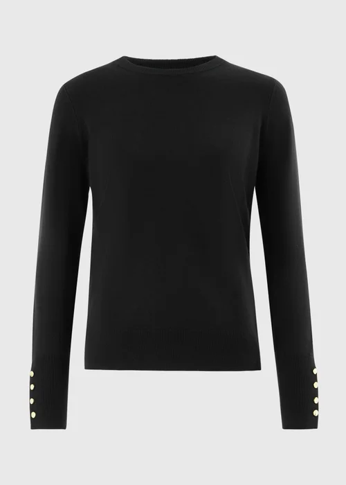 Black Crew Neck Jumper - 16 Image 4