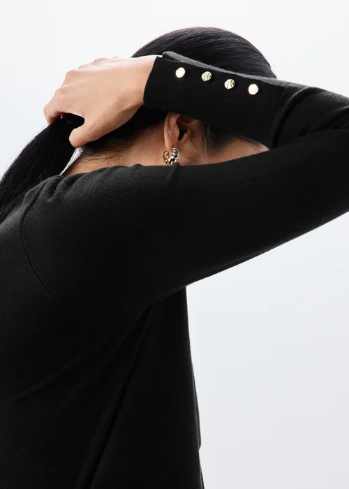 Black Crew Neck Jumper - 16 Image 3