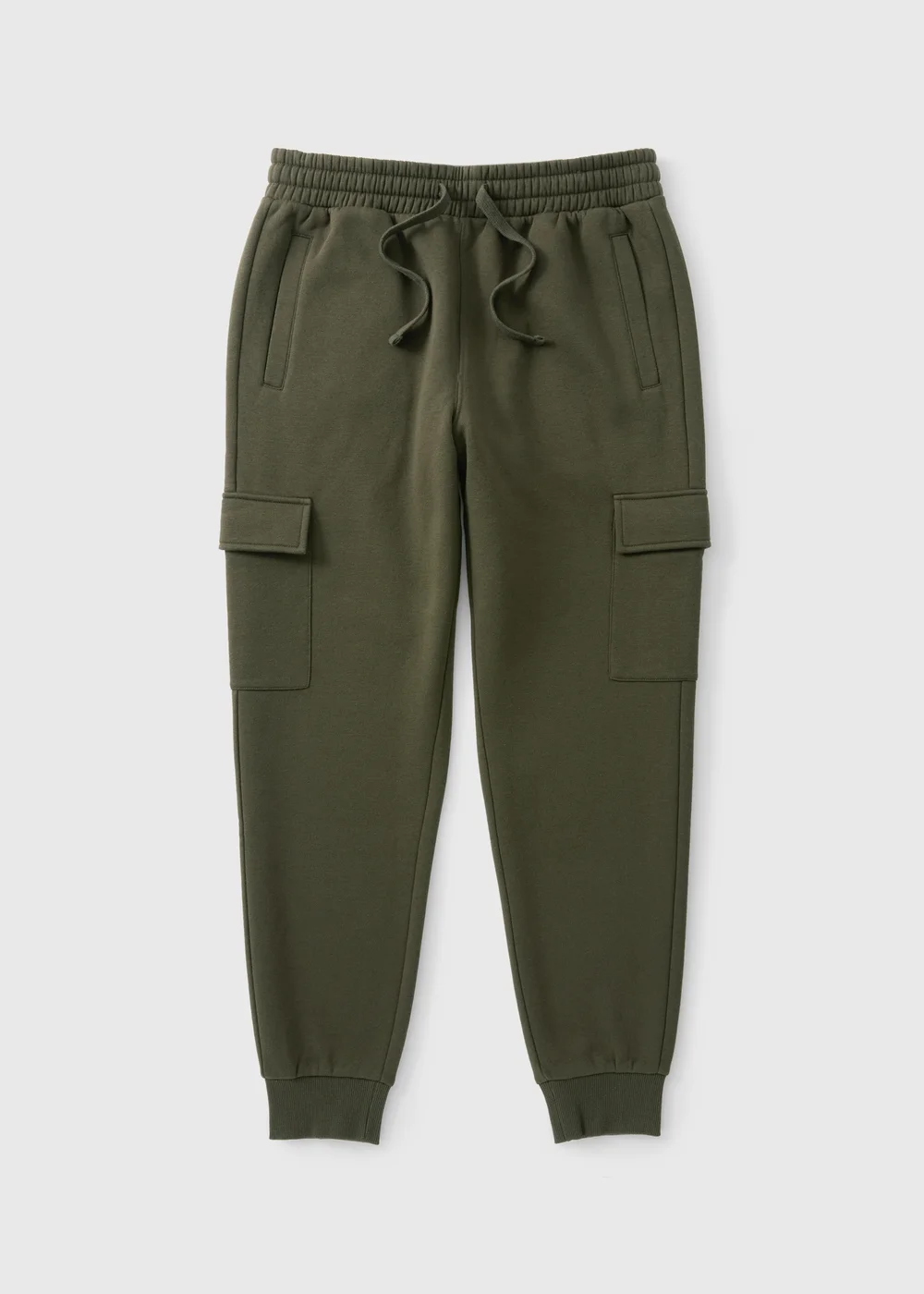 Khaki Slim Fit Cargo Jogging Bottoms - XS Image 4