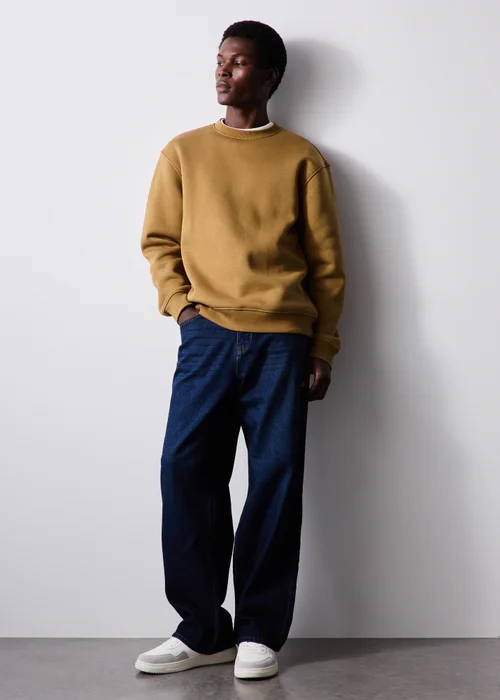 Mustard Crew Neck Jumper - S Image 2