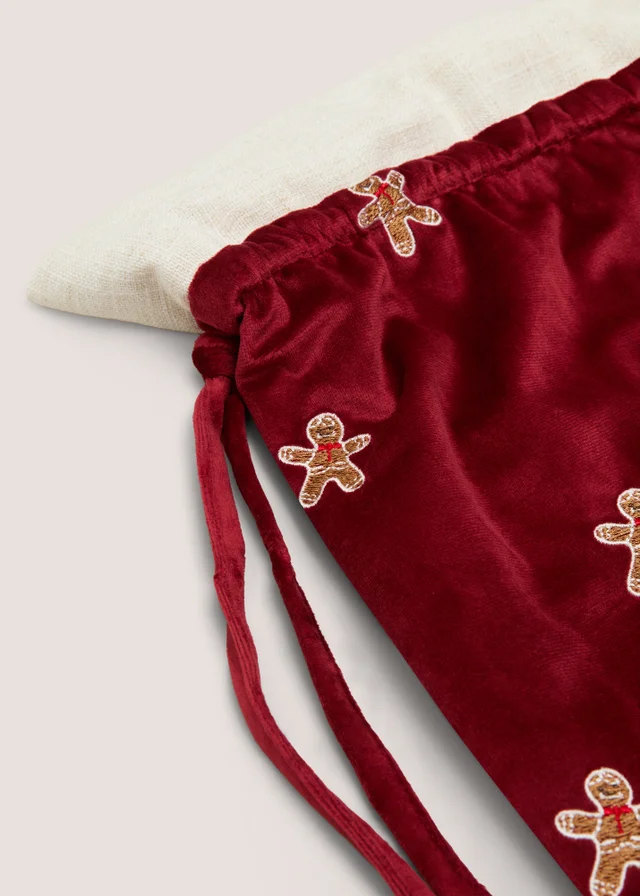 Red Gingerbread Sack