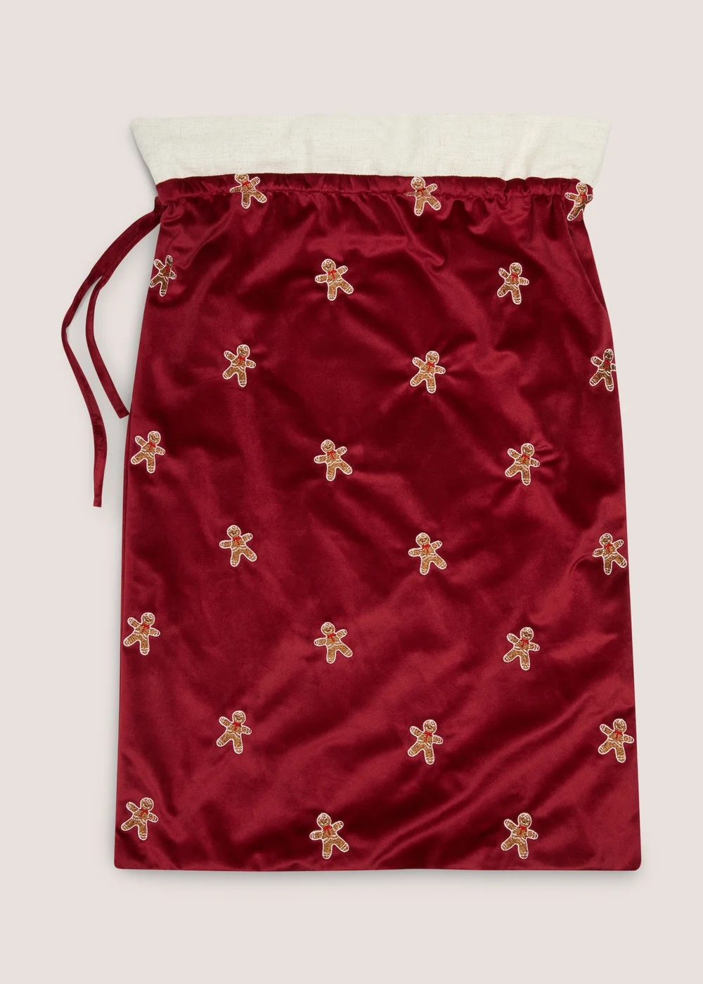 Red Gingerbread Sack Image 1