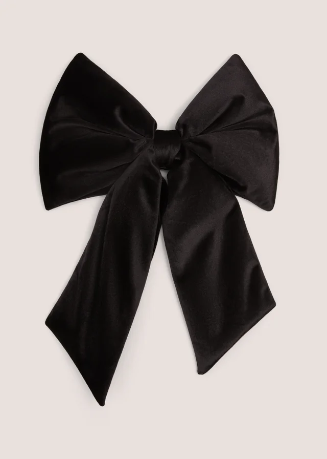 Black Large Bow Decoration