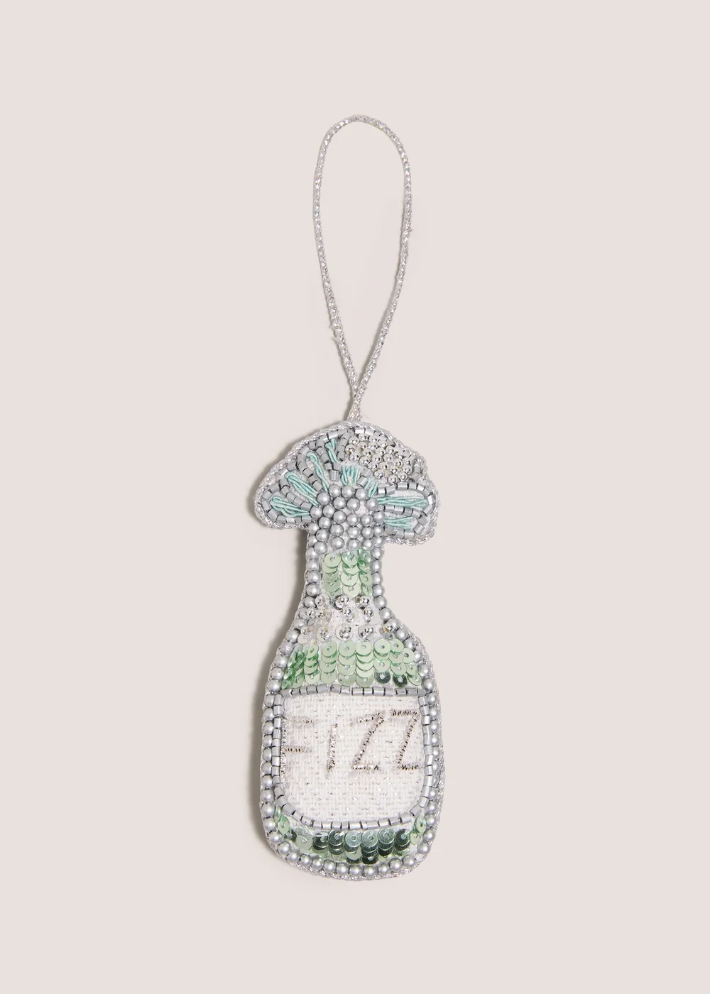Sparkle Fizz Bottle Hanging Decoration Image 1