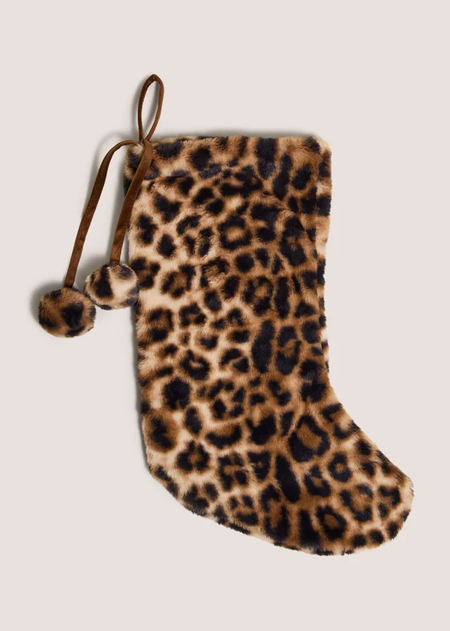 Leopard Print Stocking