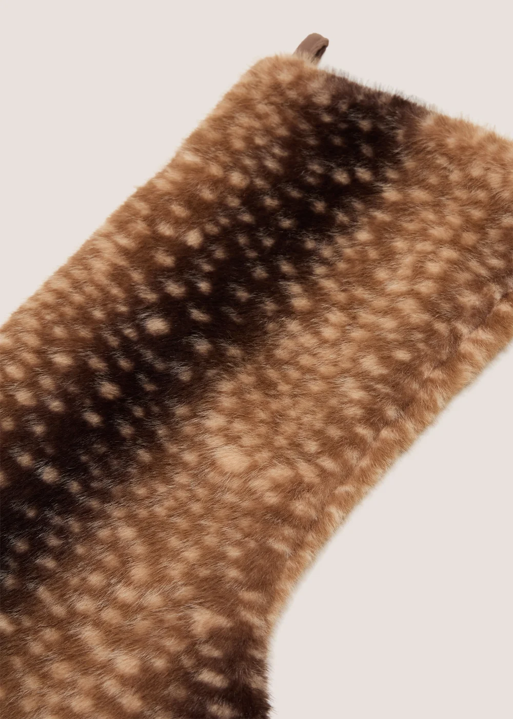 Brown Woodland Deer Print Stocking Image 2