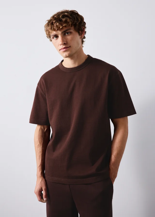 Burgundy Heavy Weight T-Shirt