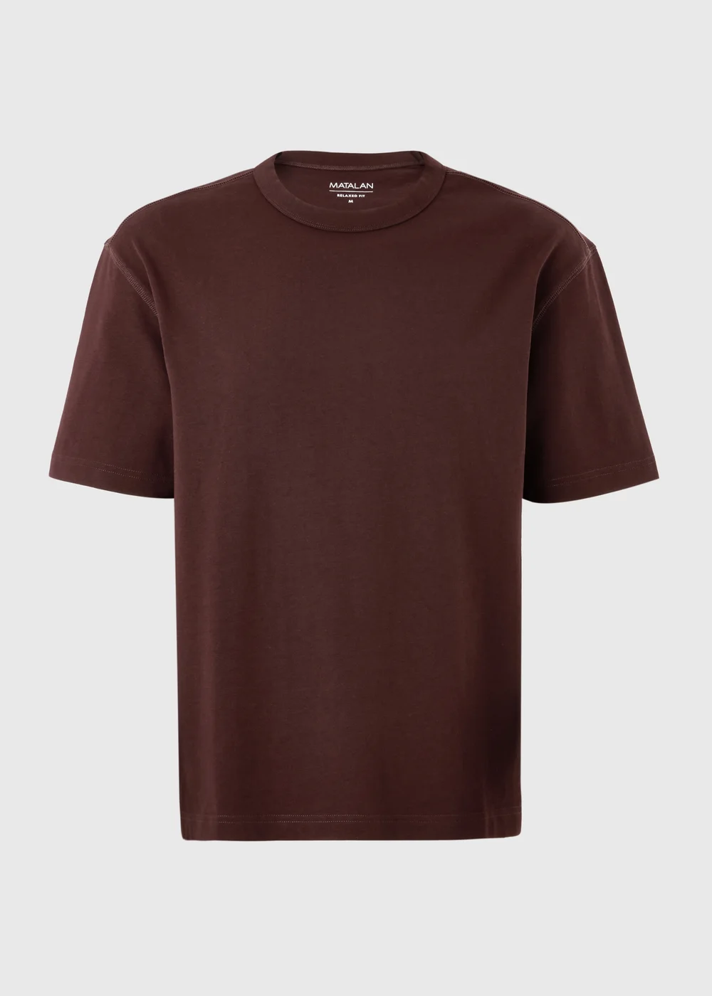Burgundy Heavy Weight T-Shirt - XS Image 1