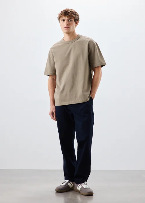 Beige Heavyweight T-Shirt - XS Image 2