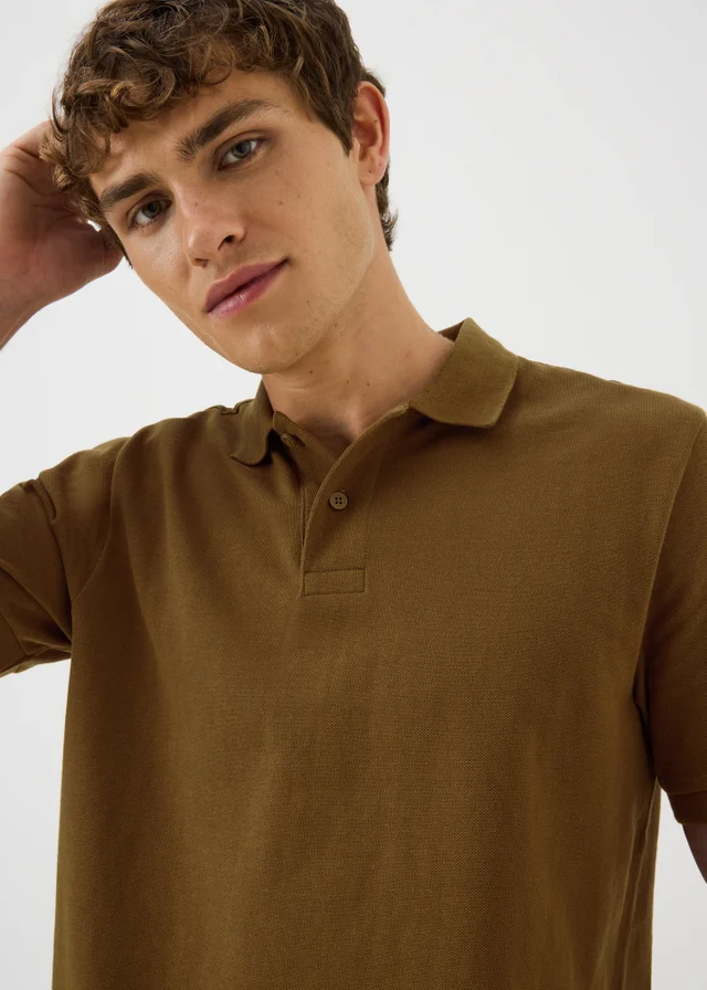 Mustard Plain Polo Shirt