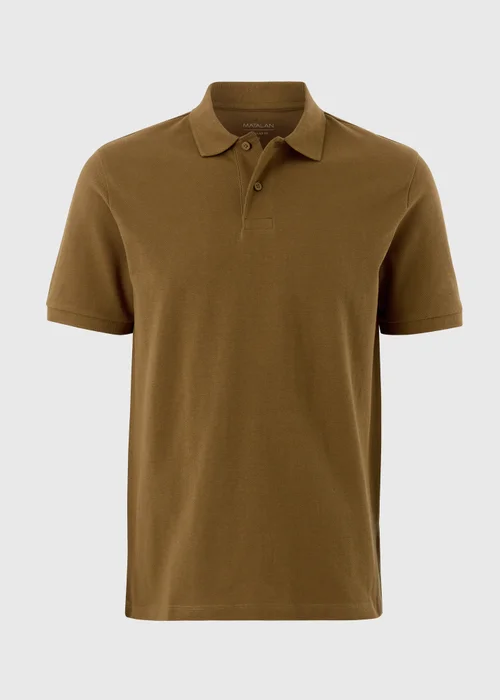 Mustard Plain Polo Shirt - XS Image 3