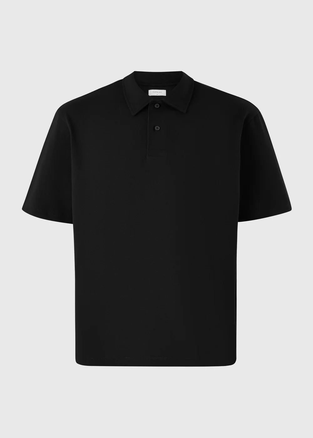 Black Heavyweight Polo Shirt - XS Image 5