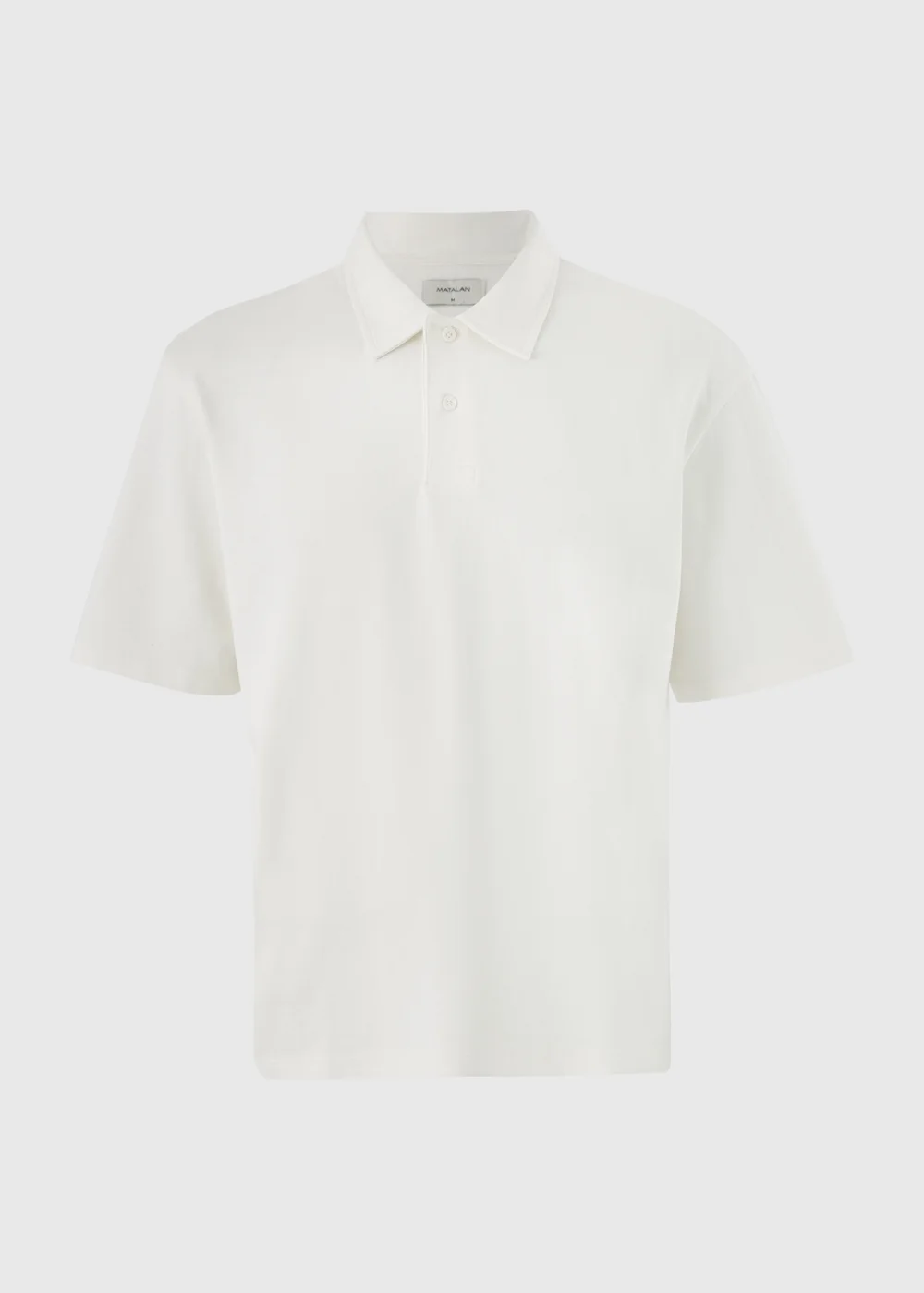 Ecru Heavyweight Polo Shirt - XS Image 3