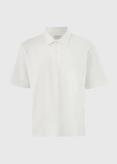 Ecru Heavyweight Polo Shirt - XS Image 3