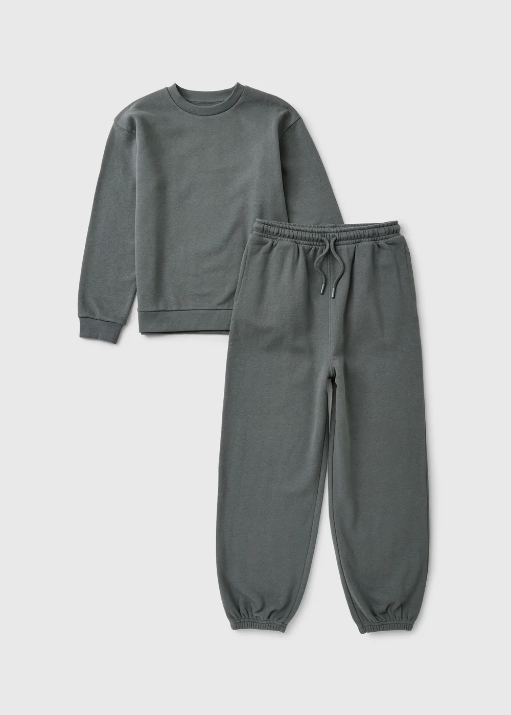Boys Charcoal Sweatshirt & Jogging Bottom Set (7-15yrs) - 7 Yrs Image 1