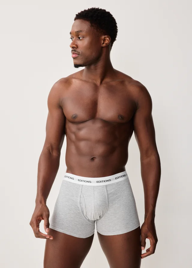 5 Pack Grey Classic Edition Trunks