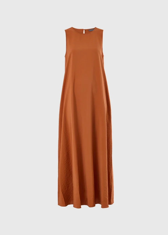 Papaya Petite Rust Trapeze Maxi Dress
