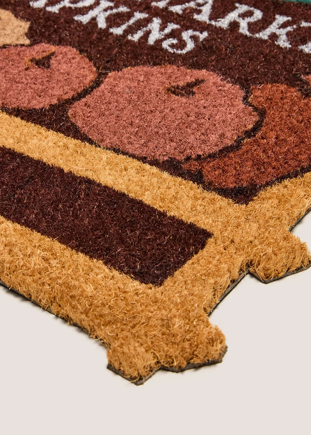 Brown Farmer's Pumpkin Market Coir Doormat Image 2