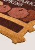 Brown Farmer's Pumpkin Market Coir Doormat Image 2