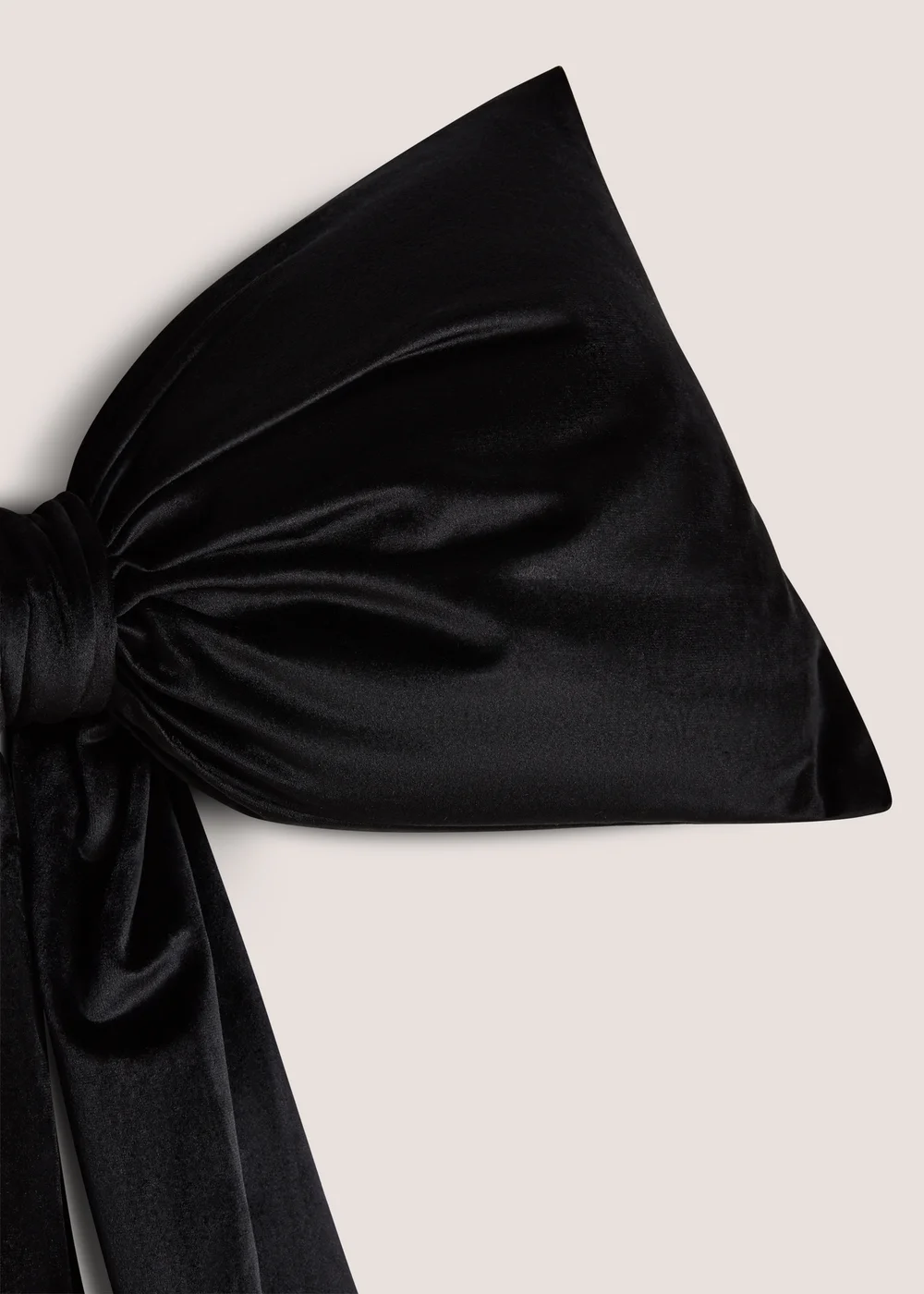 Black Oversized Christmas Tree Bow Image 3
