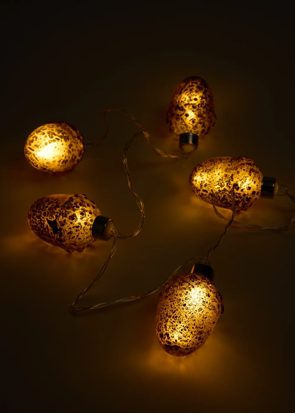 Glass Acorn LED String Lights Image 2