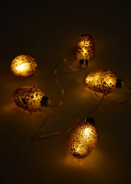 Glass Acorn LED String Lights Image 2