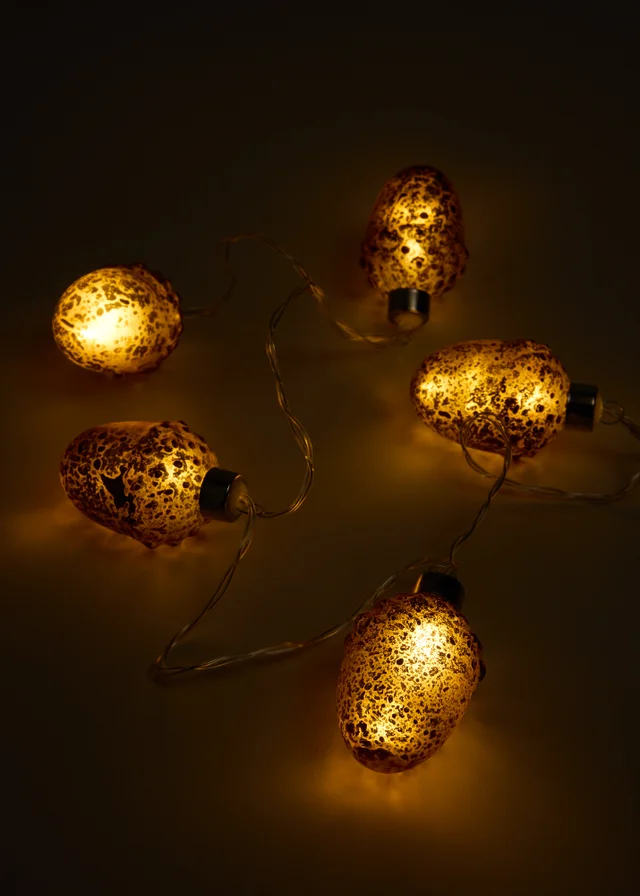 Glass Acorn LED String Lights