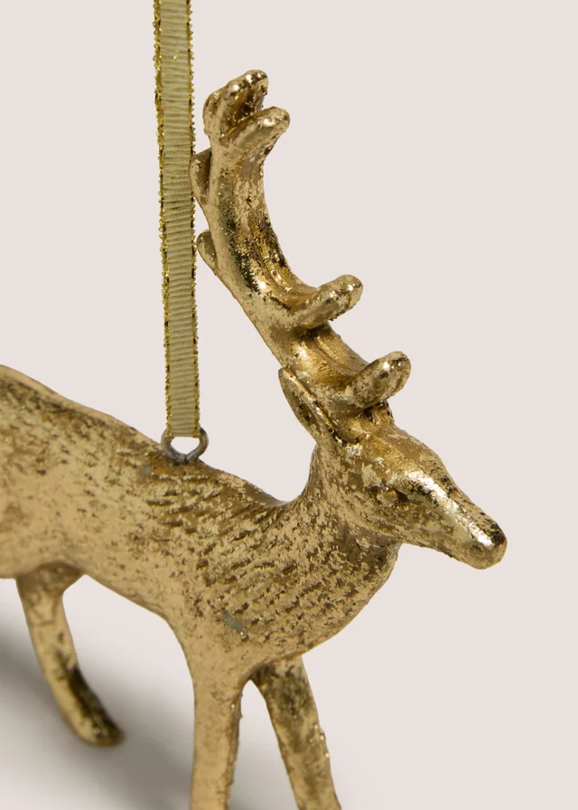 Gold Stag Hanging Decoration