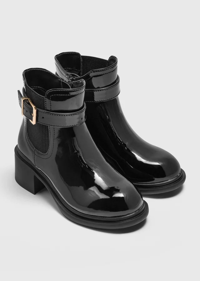 Girls Black Chelsea Boot (Younger 12 - Older 5)