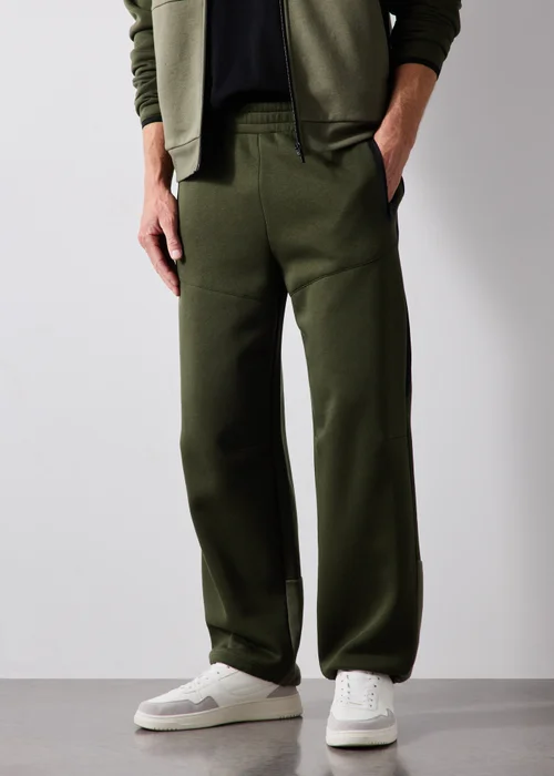 Khaki Wide Leg Jogging Bottoms Co Ord - XS Image 4