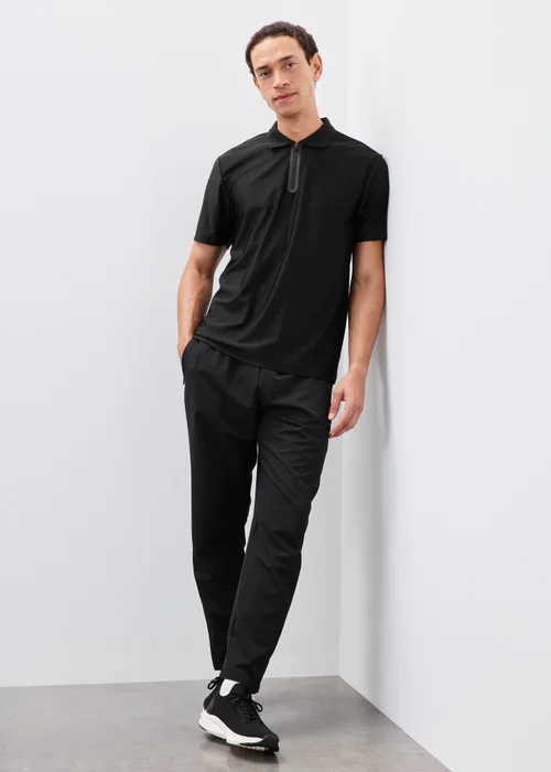 Souluxe Black Golf Polo - S Image 4