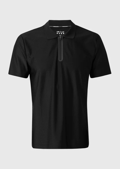 Souluxe Black Golf Polo - S Image 5