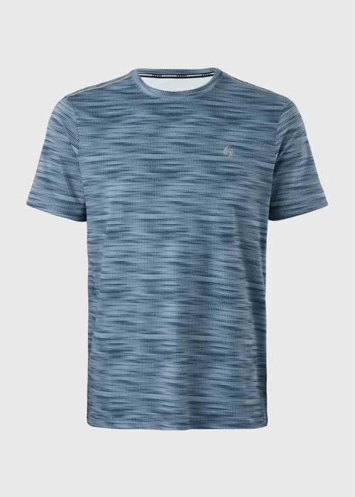 Souluxe Blue Printed Sports T-Shirt - S Image 3