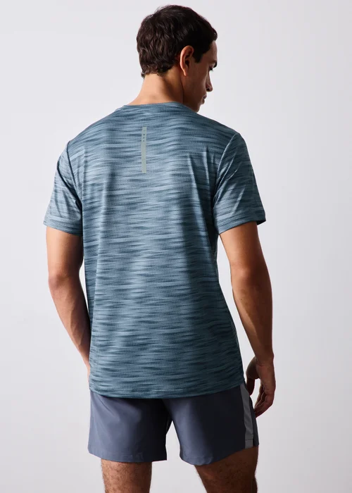 Souluxe Blue Printed Sports T-Shirt - S Image 1