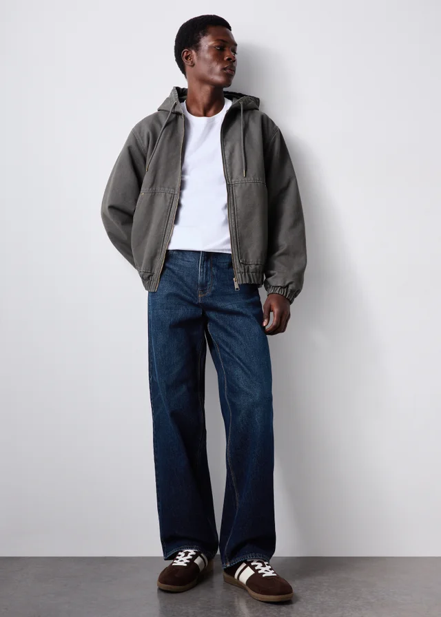 Dark Wash Loose Fit Jeans