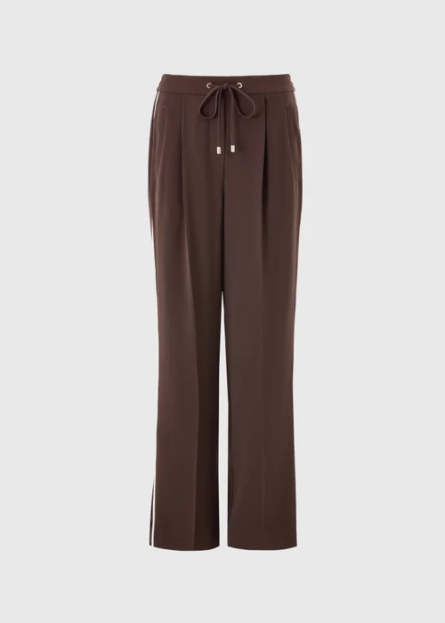 Chocolate Side Stripe Long Trousers - 8/L33 Image 4