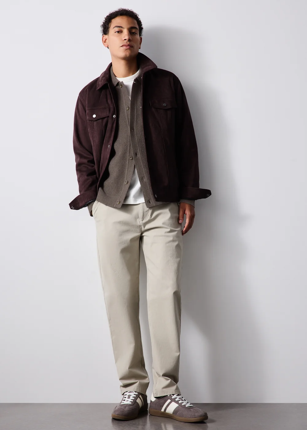 Brown Button Through Cardigan - S Image 4