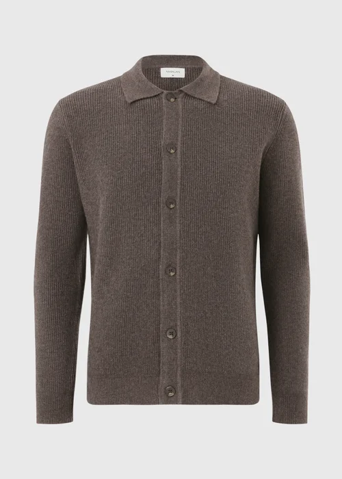 Brown Button Through Cardigan - S Image 5