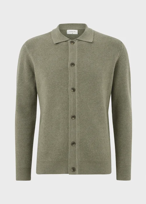 Sage Button Through Cardigan - S Image 5