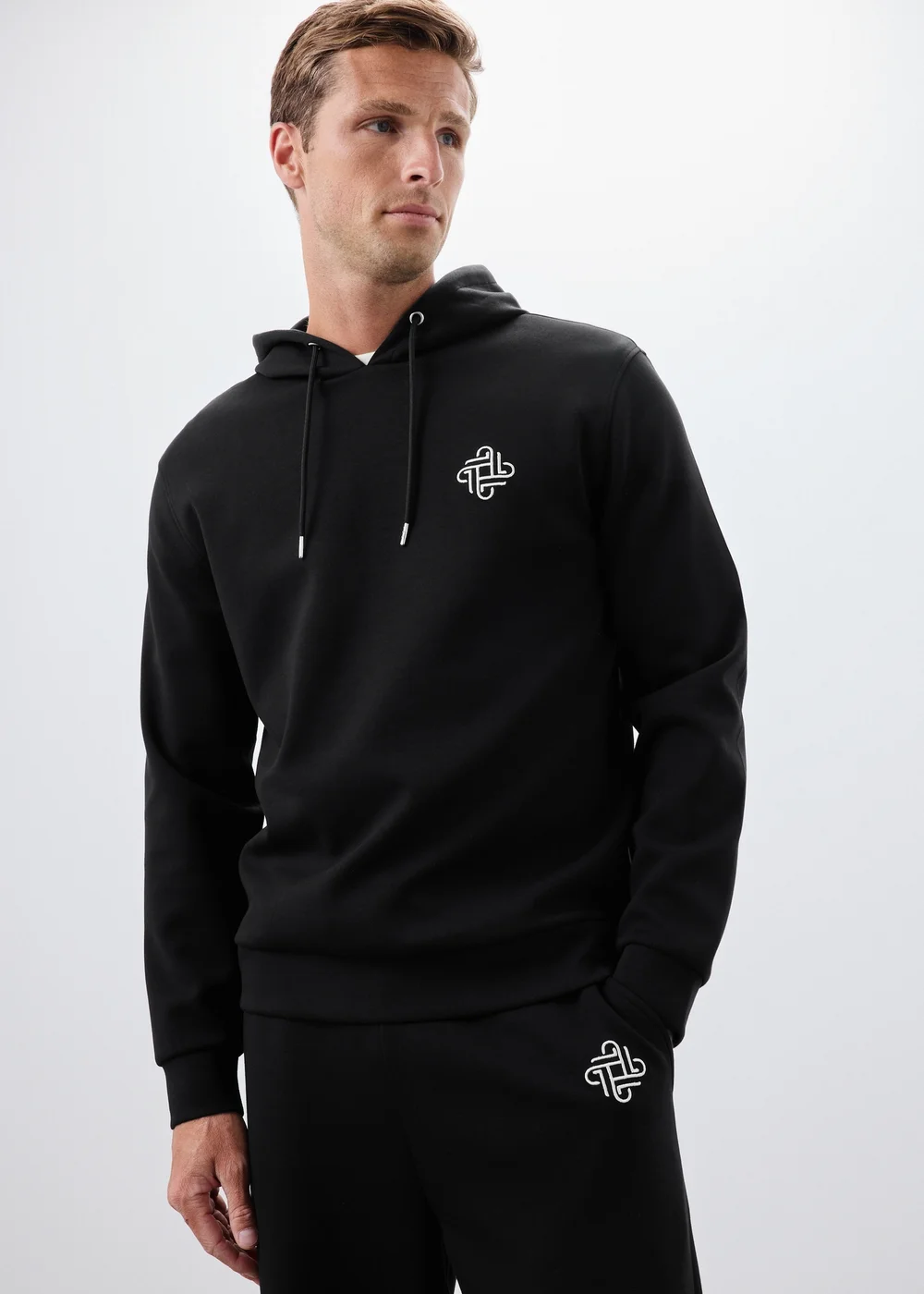 Black Smart Co Ord Hoodie - S Image 1