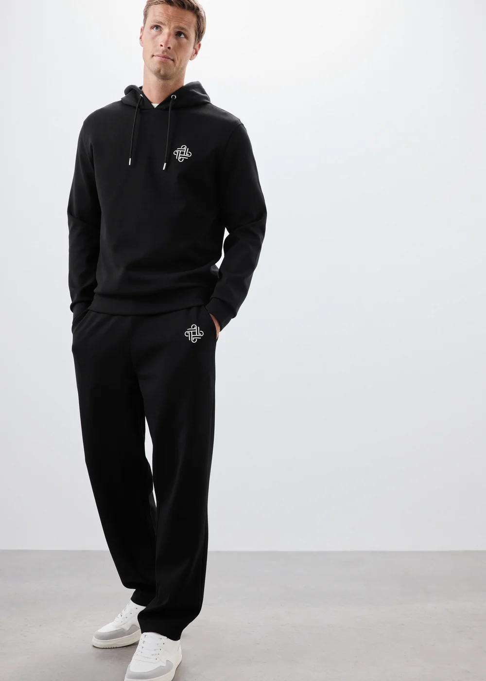 Black Smart Co Ord Hoodie - S Image 2