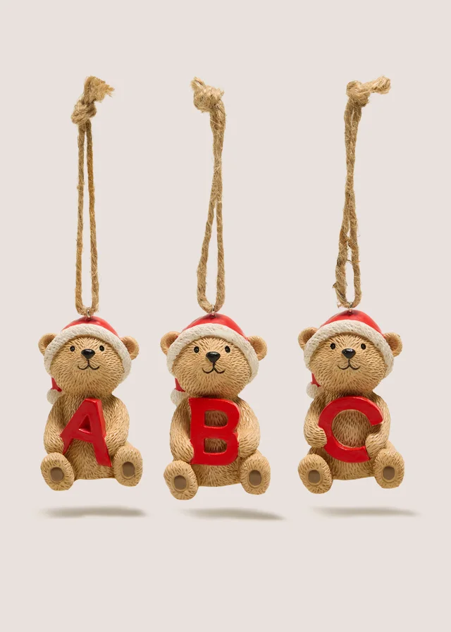 Patch Bear Alphabet Tree Decoration