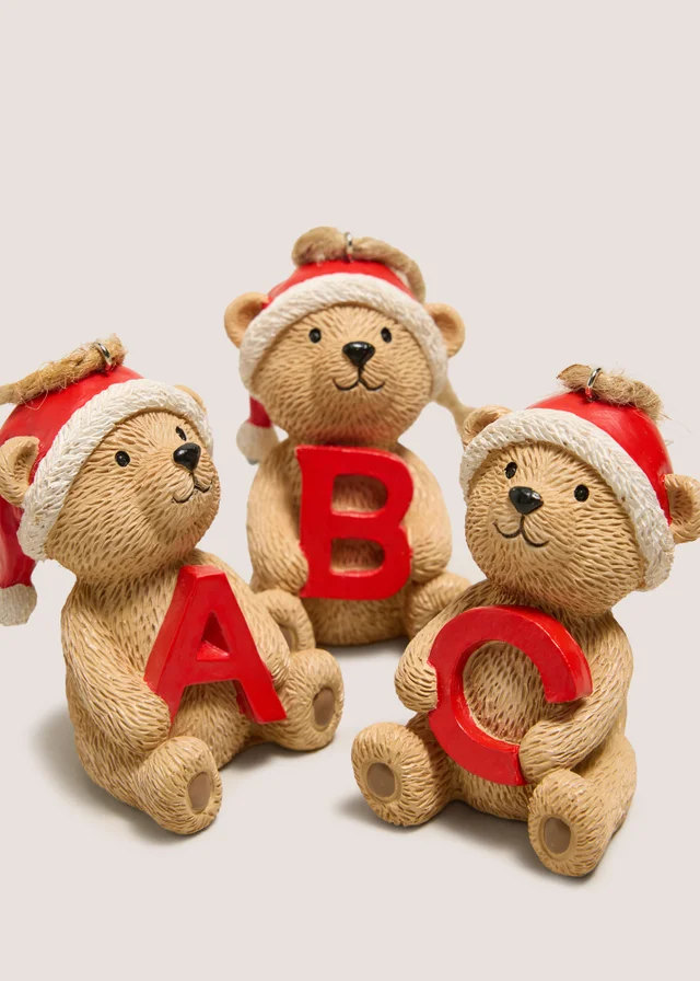 Patch Bear Alphabet Tree Decoration